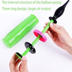 Balloon Pump Hand Two-Way Dual Action inflate 2Pack and Balloon Tying Tool in On