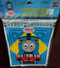 vintage 2001 Thomas the train birthday Banner new