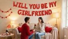 Letter Balloons – WILL YOU BE MY GIRLFRIEND 16″ Inch Alphabet Letters Foil My…