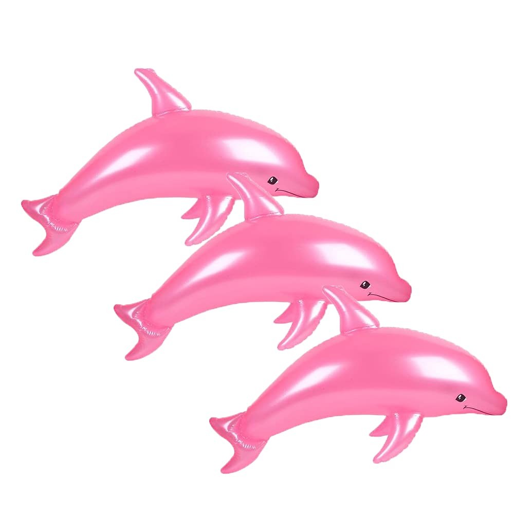 Huge 40″ Pearlized Dolphin INFLATE Inflatable Pool Beach Poolside Aquatic The…