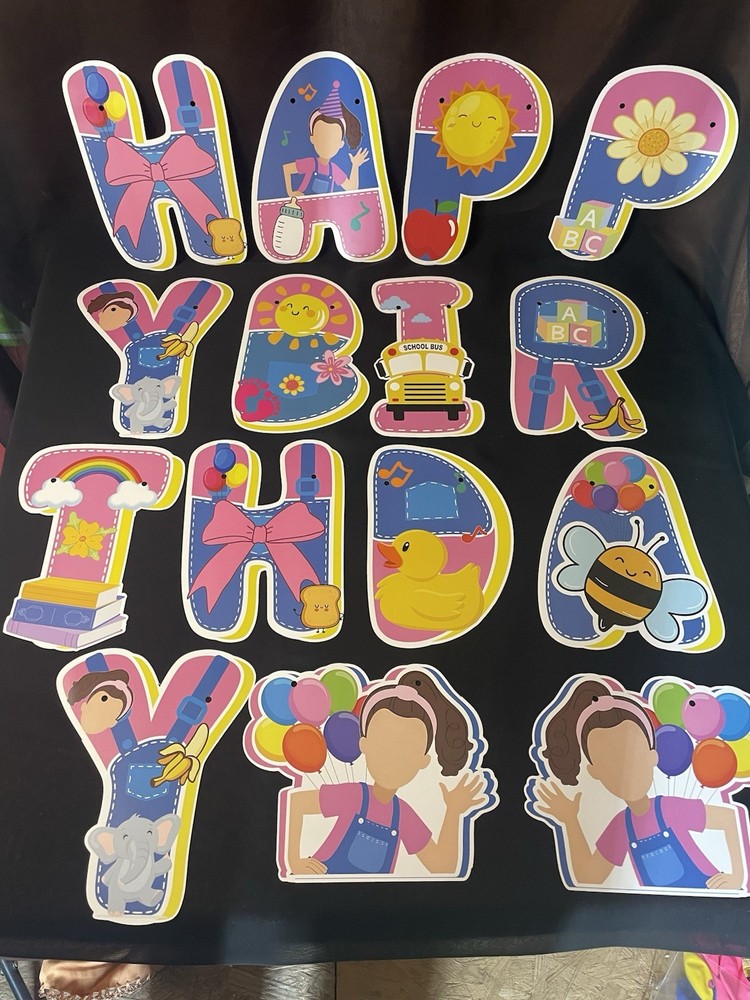 Ms Rachel Birthday Banner