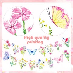 Wildflower Party Banners – 2PCS Birthday Party Supplies with Spring Floral De…