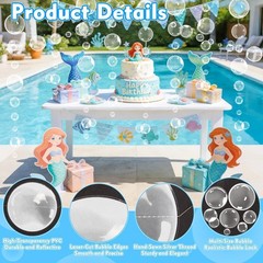 Bubble Garland White Bubble Decorations Decor – Pre-Assembled Hanging Bubble …