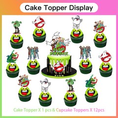 Ghostbusters Birthday Decor Party Supplies Plates Balloonw Cake Toppers Banner