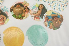 8 Pack Disney MOANA Hanging Swirl Decorations Girls Birthday Party Supplies TF