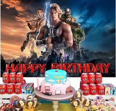 He-Man Party Decorations Backdrop Banner Poster Vinyl Birthday Gift