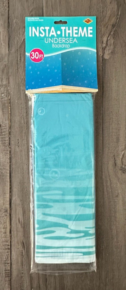 A Beistle Creation Insta Theme Undersea Backdrop 4ft x 30ft # 52071