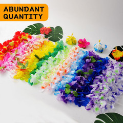 36 Pcs Leis for Luau Party Decorations, Hawaiian Leis Party Favors,Hawaiian Part