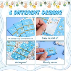 Candy Bar Wrapper Stickers Chocolate Labels Mini Favor Stickers for Baby Show…