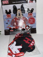 Disney Mickey Mouse Party Decor Kit & Happy Birthday Banner Bundle NIP