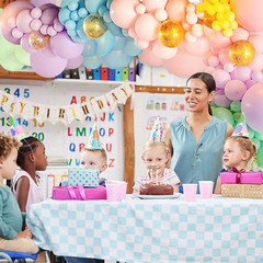 105Pcs Pastel Balloons Arch Garland Kit 5″ 10″ 12″ 18 Inch Macaron Color Pastel