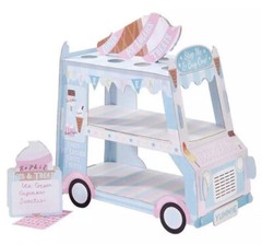 Ice Cream Van Display Stand Cake Dessert Birthday Party Sweets Treats Partyware