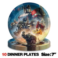 Transformer 2023 Party Decorations Set Set Plates Cups Tablecloth Napkins