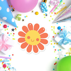 Five Is a Vibe Banner, Girl’S Five Birthday Decor, Daisy Hippie Groovy 5Th Birth