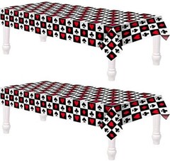 Vibrant Casino Style Table Covers – Foldable 54 x 108 Inch Party Essentials