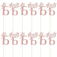 Mis 15 Centerpiece Sticks Happy 15th Birthday Decorations 12 Pieces Rose Gold