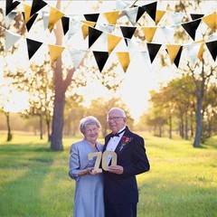Black Gold Silver Party Decoration Triangle Pennant Banner Flag Metallic Fabr…
