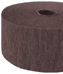 Chocolate Brown Crepe Paper Streamers 2 Rolls 145 Feet Total