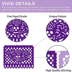 5PCS Mexican Party Banners, Cinco De Mayo Decoration Fiesta Party Decoration,