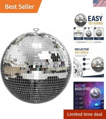 Versatile 12-Inch Disco Ball: Perfect for Weddings, Birthdays & Home Decor