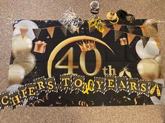 Assortment of backdrops and decorations for photography/photoshoots or parties.