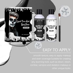 Halloween Party Quick Drying Paint Liquid Foundation Make-up Color Makeup Clown