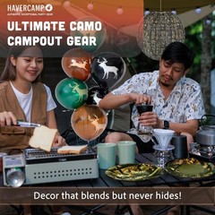 Vibrant Camouflage Party Plates Set – Camo Theme Decorations