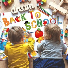Assorted 51 Paper Cutouts for Back to School – Perfect for Classrooms & Parties