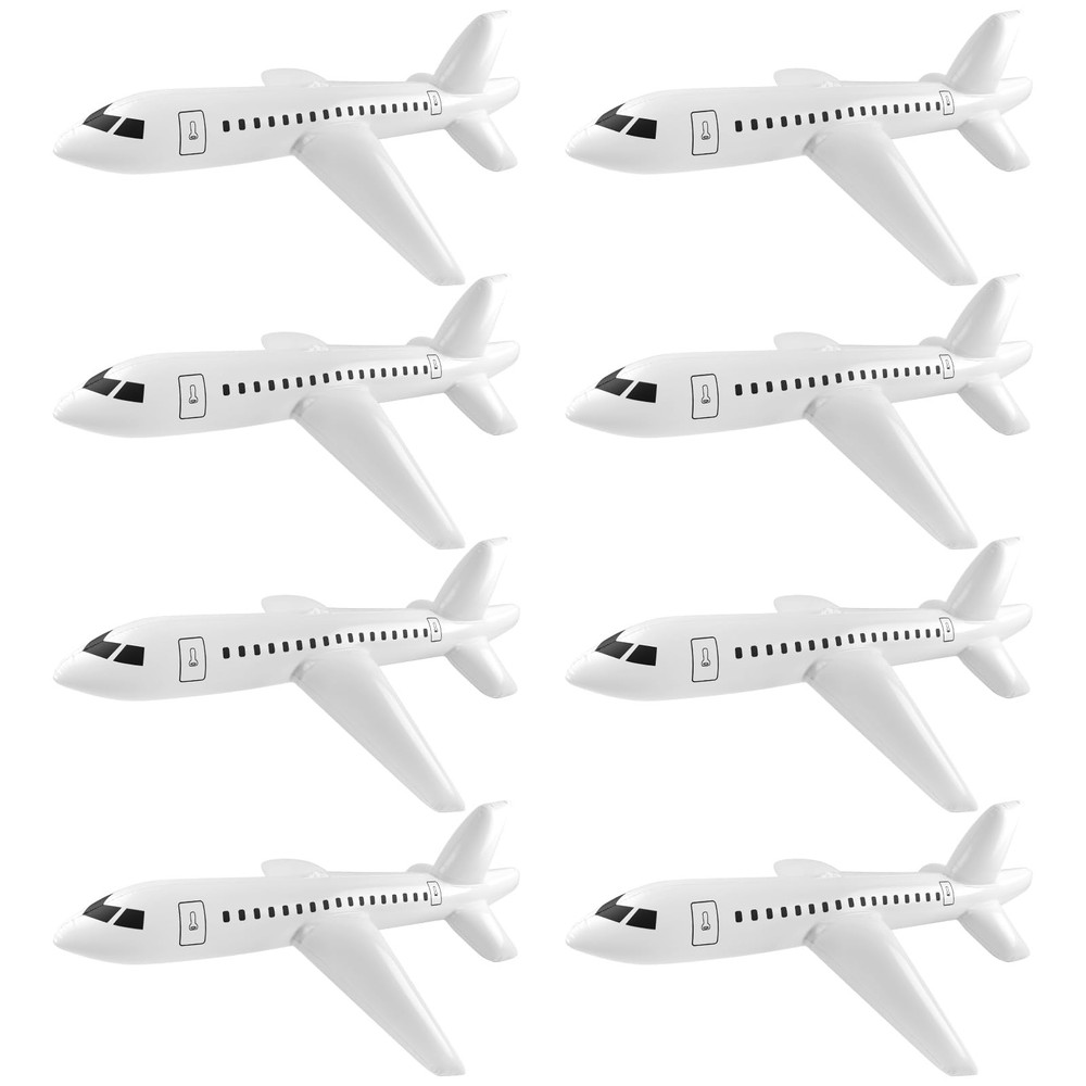 4 Pieces Inflatable Airplane Balloon 40 Inch Large Inflatable Plane Balloon W…
