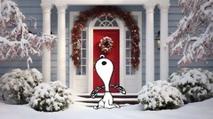 Christmas props | Snoopy Christmas cutouts | Peanuts Decor | Charlie Brown