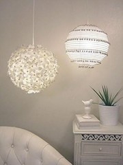 20 Pack White Paper Lanterns Round 4-12 Inch Reusable Wedding Party Decor