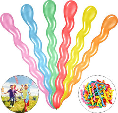 Sumind 100 Pcs 40» Latex Spiral Balloons Colorful Twisted Long Assorted Colors