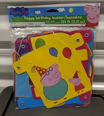 American Greetings 5753847 Peppa Pig Birthday Party Banner, 1-Count