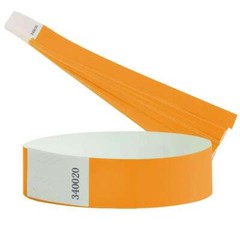 100Pcs Waterproof Hand Bands Neon Wrist Bands for Events Concert Adhesive