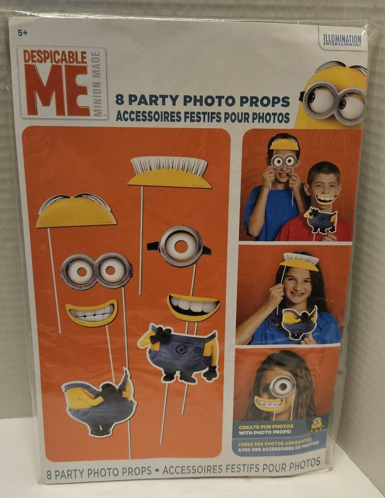 Despicable Me MINION photo Booth Props For Parties