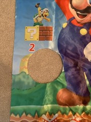 Super Mario Brothers Toss Game Target Nylon Fabric