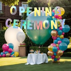 DIY Banner Kit with Letters Banner Letters Holographic Customizable Banners