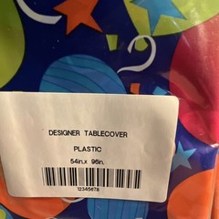 Birthday Designware Tablecover