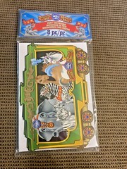 Ringling Bros. Barnum & Bailey 8 Party Invitation Green New Sealed