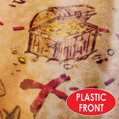 Plastic Treasure Map Party Accessory (1 Count) (1/Pkg)