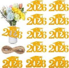 24 Pcs 2026 Graduation Decorations Class of 2026 Graduation Centerpieces for Tab