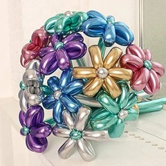 10/100pcs Long Modeling Latex Balloons DIY Birthday Wedding Party Metal Glossy