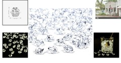 Non-Toxic 820 PCS Clear Acrylic Gemstones – Perfect for Home Decor & Photography