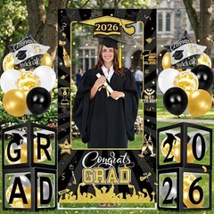 2026 Graduation Photo Booth Props: Graduation Decorations 2026 Set with Gradu…