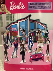 New Barbie Malibu Party Centerpiece Table Decor Banner Napkins Sash Tablecloth