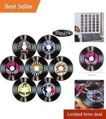 Reusable 50’s Rock and Roll Sign Cutouts – Perfect for Music Festivals & Parties
