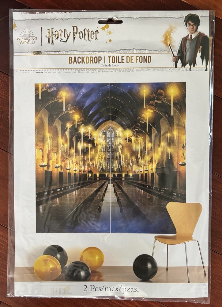 Harry Potter Hogwarts Wizarding World Kids Birthday Party Decoration Backdrop