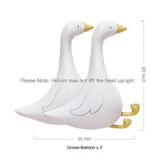 One Silly Goose Birthday Décor – Funny Goose Balloons Pink Gingham Heart Bow …