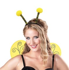 Bee Headband Bug Antenna Headband for Party Favor, Yellow Bee Antenna Headban…