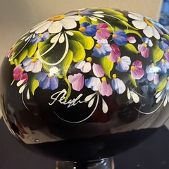 Ukrainian Petrykivka Wooden Easter Egg | Hand-Painted Pysanky (?) Floral